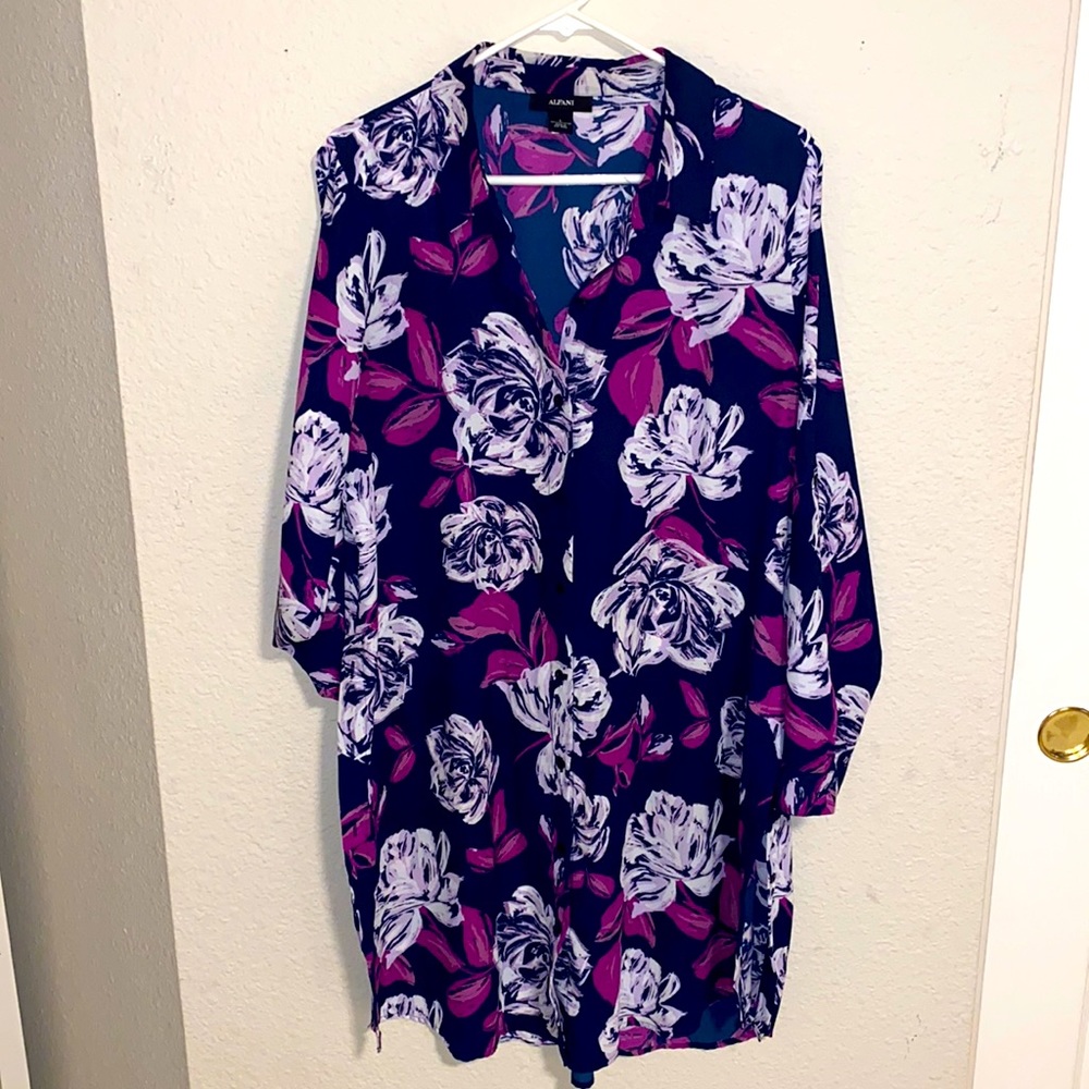 Alfani Floral Tunic